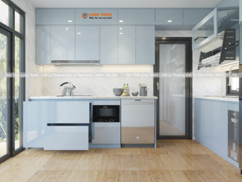 Tủ Bếp Gỗ Nhựa  Cao Cấp